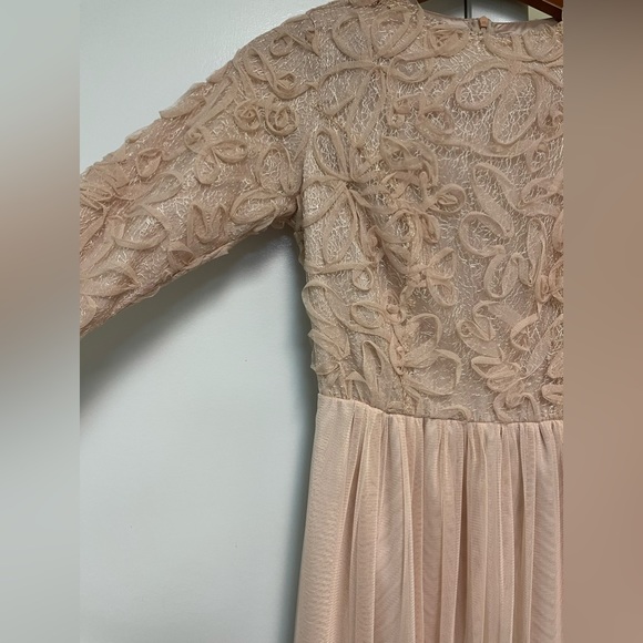 Pink tool dress with belt - Picture 3 of 4